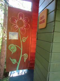 Outhouse for teepee (tipi)